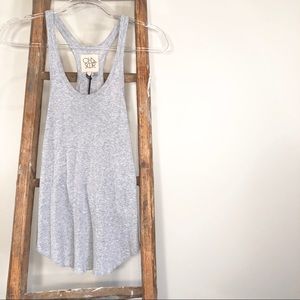 CHASER/ 100% cotton racerback tank top